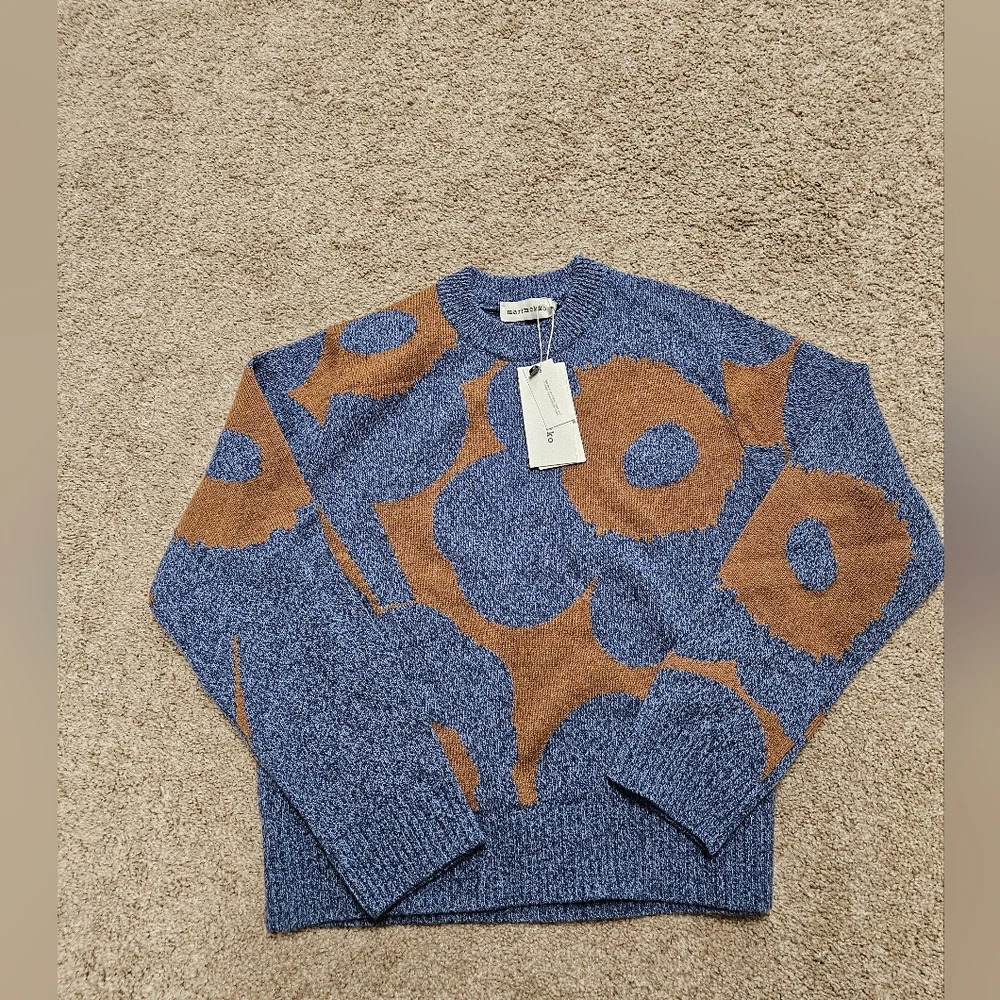 NWT Marimekko Aato Unikko Knitted Pullover - Picture 2 of 3